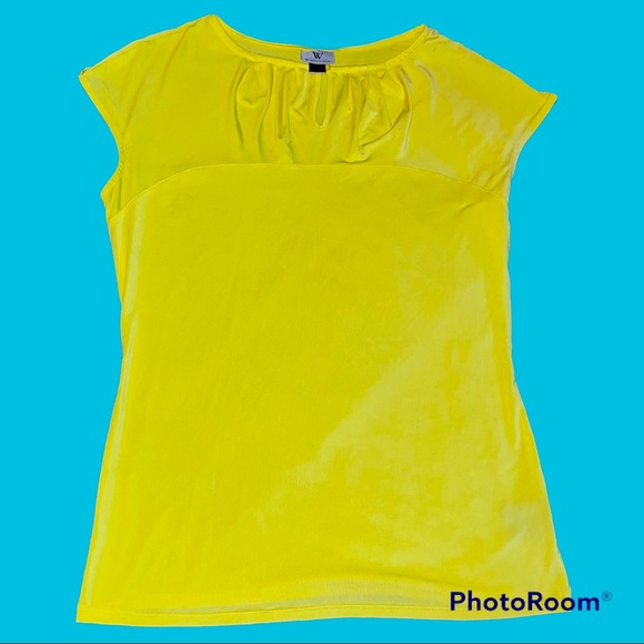 Yellow Worthington Blouse Women’s Size Small - Picture 1 of 2
